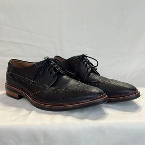 Cole Haan Grand OS Black Wingtip Oxfords Dress Shoes Lace Up Mens Size 9 1/2 M